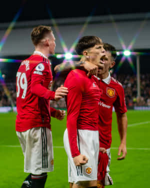 Exhilarating Rush Of A Soccer Goal Wallpaper