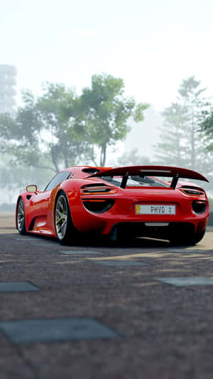 Exhilarating Speed, Sleek Design: The Porsche 918 Spyder Wallpaper