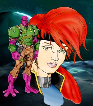 Exosquad Characters Wallpaper