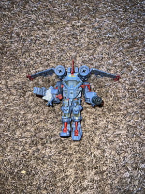 Exosquad E-frame On Ground Wallpaper