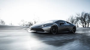 Exotic Speed - Lamborghini Huracan In Forza Horizon 4 Wallpaper