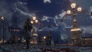 Expedition 33 Nighttime Scene Wallpaper