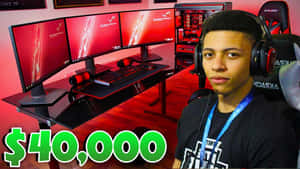 Expensive Gaming Setup Showcase Wallpaper