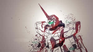 Experience A Thrilling Sci-fi Adventure With The Power Of Gundam Unicorn Wallpaper