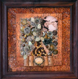 Experience A Unique Combination Of Art Forms With Mixed Media Wallpaper