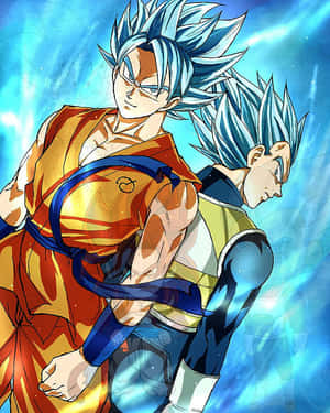 Experience All The Action And Adventure Of Dragon Ball Z! Wallpaper