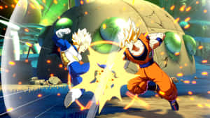 Experience All The Thrills Of Iconic Dragon Ball Z Games. Wallpaper