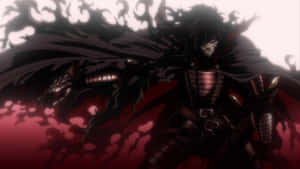 Experience An Intense Action-packed Horror Animation With Hellsing Ultimate 4k Wallpaper