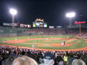 Experience Baseball History At Fenway Park, Home To The Boston Red Sox Wallpaper