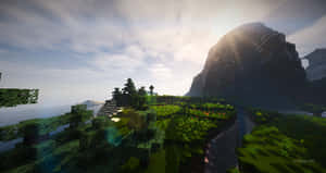 Experience Captivating Visuals With Minecraft Shaders Wallpaper