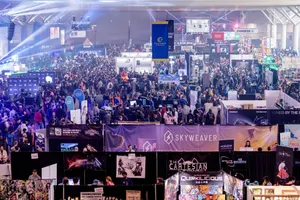 Experience Gaming Like Never Before At A Gaming Convention Wallpaper