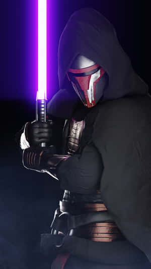 Experience Intense Sith Action With Darth Revan 4k Wallpaper