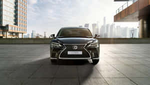 Experience Luxury With The Stunning Lexus Ls 500 Wallpaper