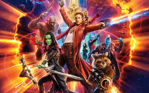 Experience Marvel's Guardians Of The Galaxy In 4k Wallpaper