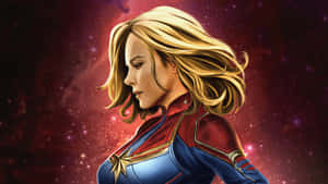 Experience New Journeys With Captain Marvel Using The Ultimate In Ipad Technology Wallpaper