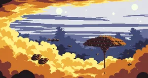 Experience Peaceful Skies With A Trip To Bespin Wallpaper