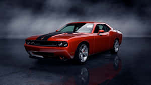 “experience Power And Thrills With The Dodge Hellcat” Wallpaper