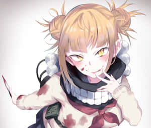 Experience Power, Strength And Courage With Toga Mha Wallpaper