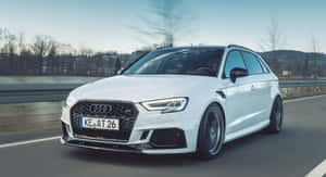 Experience Speed And Luxury With The Audi Rs3 Sportback Wallpaper