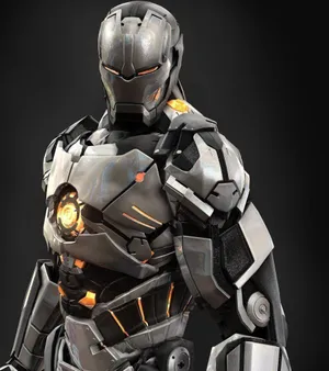 Experience Superhero Style With The Luxurious Vibranium Suit Wallpaper