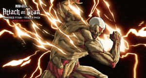Experience The Action And Thrills Of Attack On Titan In The Video Game Wallpaper