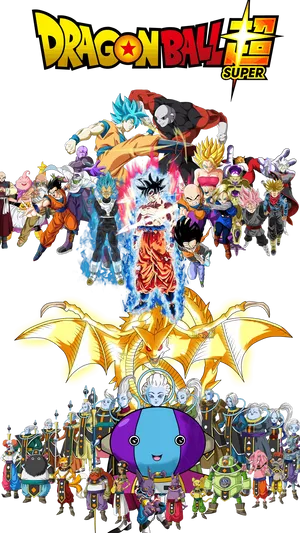 Experience The Action Of Dragon Ball Super On Your Iphone Wallpaper