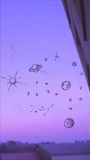 Experience The Captivating Beauty Of Purple Pastel With The Iphone. Wallpaper