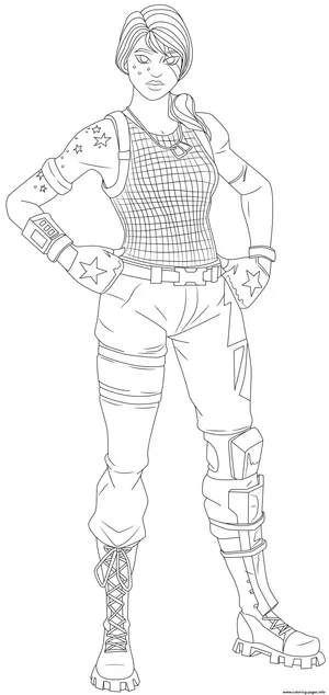 Experience The Endless Excitement Of Sparkle Specialist, The Epic Fortnite Skin! Wallpaper