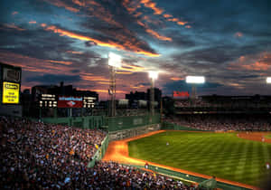 Experience The Excitement At Fenway Park In 4k Wallpaper