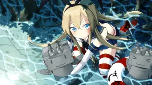 Experience The Experience Of War With Kantai Collection Wallpaper