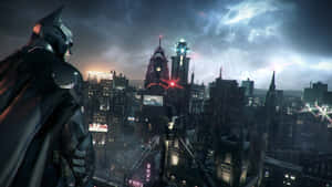 Experience The Hustle And Bustle Of Gotham City Wallpaper