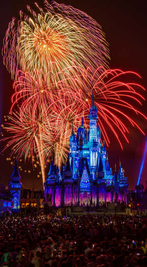 Experience The Magic Of Disney World On Your Iphone Wallpaper