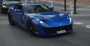 Experience The Power And Luxury Of Ferrari 812 Superfast Wallpaper