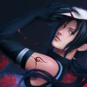 Experience The Power Of Itachi's Chakra Wallpaper