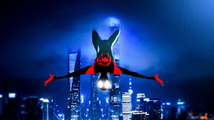 Experience The Power Of Spider Man Into The Spider Verse 4k Wallpaper