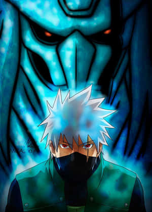 Experience The Power Of Susanoo, As Manifested By Kakashi Wallpaper