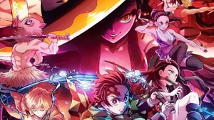 Experience The Power Of The Demon Slayer Group! Wallpaper