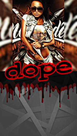 Experience The Rush Of Red Dope! Wallpaper