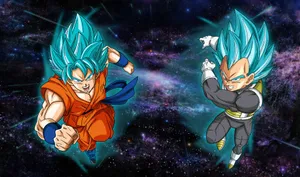 Experience The Thrill Of Dragon Ball Fighterz! Wallpaper