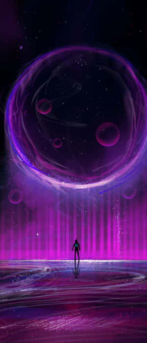 Experience The Thrill Of Live-streaming And Gaming With Neon Twitch Wallpaper