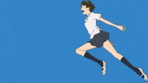 Experience The Thrill Of The Girl Who Leapt Through Time Wallpaper