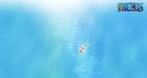 Experience The Thrill Of The Open Seas Aboard The Thousand Sunny Wallpaper