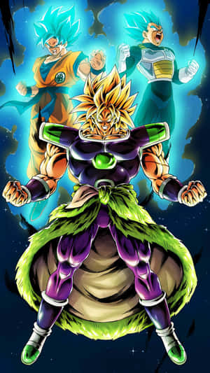 Experience The Thrills Of The Incredible Broly In Dragon Ball Z Wallpaper