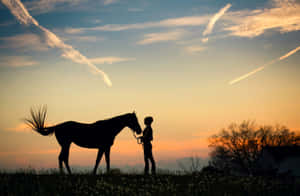 Experience The Tranquil Beauty Of A Ranch Wallpaper