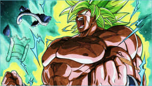 Experience The Ultimate Battle In 4k With Broly Wallpaper