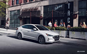 Experience The Vibrant Hyundai Elantra In High Definition Wallpaper