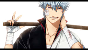 Experience The Wacky Adventures Of Gintama In Hd Wallpaper