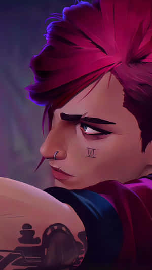 Experience The Wonders Of The Magical World With Violet Arcane Wallpaper