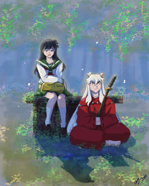 Experience The World Of Inuyasha On Your Iphone Wallpaper