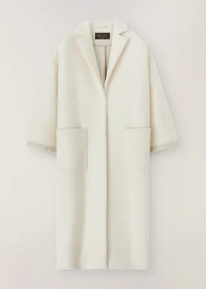 Experience Timeless Elegance With A Loro Piana Signature Wrap Coat Wallpaper